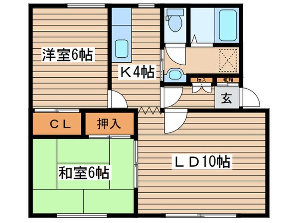 グレ－ス第２の物件間取画像